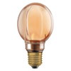 Vintage 1906 Globe 80 Filament O Lamp DIM 4W 818 Gold E27