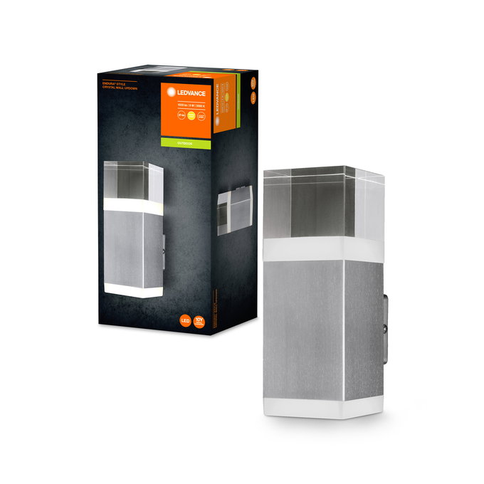 ENDURA Style Crystal Wall UpDown 9W