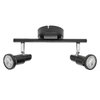 LED Spot GU10 Black 2 X 3.4W 927 DIM