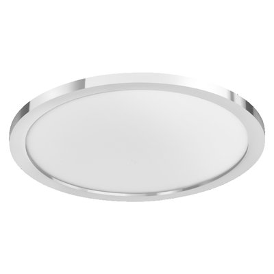 LED Bathroom Ceiling 300mm Chrome Click-CCT