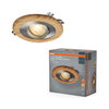 Wood Spot GU10 Bright 4.5W Satin Nickel