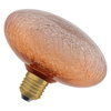 DECOR LED FLAT LAMP 3.5W 827 E27 Non-Dim  IN CRACKED GLASS FLATTENED ORANGE