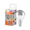 LED SUPERSTAR CLASSIC P 35 COB 3.4W 827 Mirror silver E14