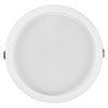 LED Downlight Set IP44 Dim Slim 160mm 18W Metal 830 White