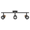 Decor Spot Cork GU10 Black 3x3.4W 927 DIM