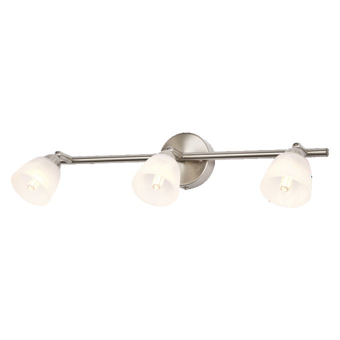 LED Spot Cup 3xG9 Brushed Nickel