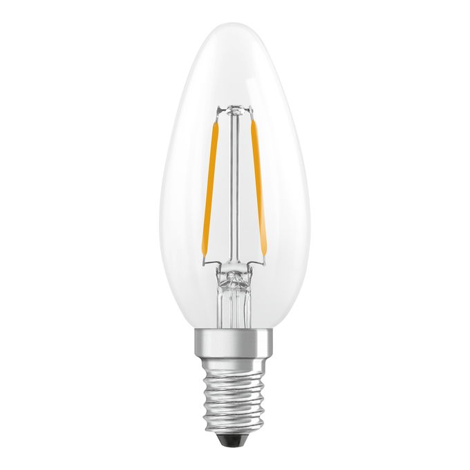 LED Classic B 25 Filament V 1.8W 827 Clear E14