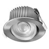 LED Spot Set DIM Recess IP44 Adjustable 4.9W 827 36° Satin Nickel