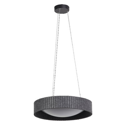Decor Felt Cylinder Pendant 28W 830 Dark Grey