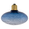 DECOR LED FLAT LAMP 3.5W 827 E27 Non-Dim  IN CRACKED GLASS FLATTENED BLUE