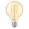 Vintage 1906 Globe 80 60 Heart Filament DIM 8W 922 Gold E27