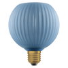 DECOR LED FLAT LAMP 3.5W 827 E27 Non-DIM IN COLOURED GLASS GLOBE BLUE