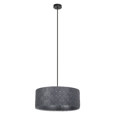 Decor Felt Weaving Pendant 480 mm 3XE27 Dark Grey