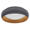 Orbis Livia 300MM 16W 830 Click DIM Grey and Wood Decor