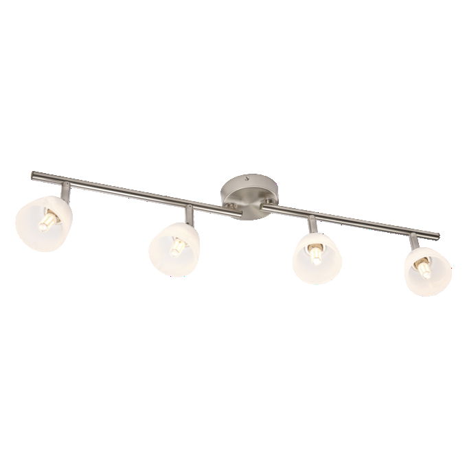 LED Spot Cup 4xG9 Brushed Nickel