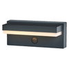 ENDURA  Style Solar + USB Robust Sensor Wall IP54 Dark Grey