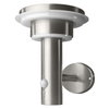 ENDURA Style Solar Wall Sensor Double Circle 6W Stainless Steel