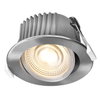 LED Spot Set DIM Recess IP44 Adjustable 4.9W 827 36° Satin Nickel