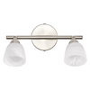 LED Spot Cup 2xG9 Brushed Nickel