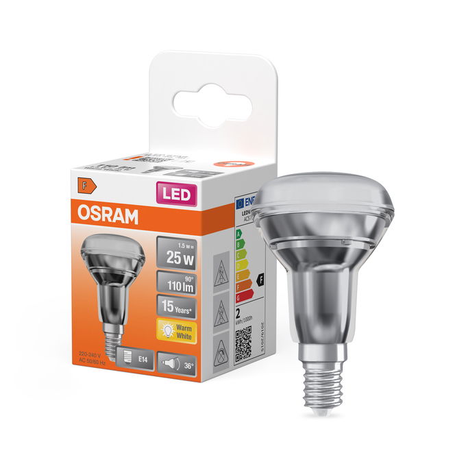 LED Star R39 25 36° 1.5W 827 E14