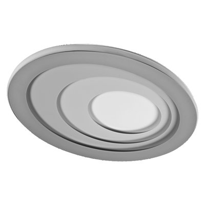 Orbis Spiral Oval 485mm 34W Click Dim 830 Grey
