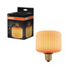 DECOR LED FLAT LAMP 3.5W 827 E27 Non-DIM IN COLOURED GLASS SQUARE ORANGE