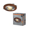 Wood Spot GU10 Dark  4.5W Satin Nickel