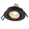 Spot Set Recess GU10 Dim Adjustable Click 6W 827 Black