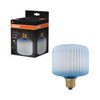 DECOR LED FLAT LAMP 3.5W 827 E27 Non-DIM IN COLOURED GLASS SQUARE BLUE