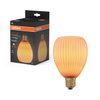 DECOR LED FLAT LAMP 3.5W 827 E27 Non-DIM IN COLOURED GLASS OVAL ORANGE