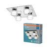 Orbis Flame 4X5.5W Click CCT IP44 Chrome
