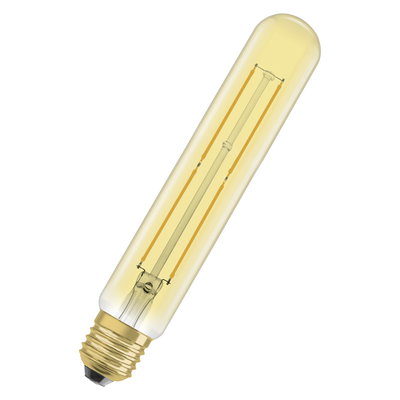 Vintage 1906 Tubular 35 Filament 4W 820 Gold E27