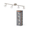 LED Spot Cup 4xG9 Brushed Nickel