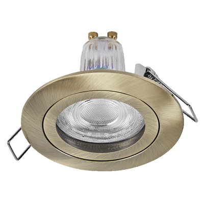 Spot Set Recess GU10 Click 4.5W 827 Green Brass