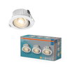 LED Spot Set DIM Recess IP44 Adjustable 4.9W 827 36° White