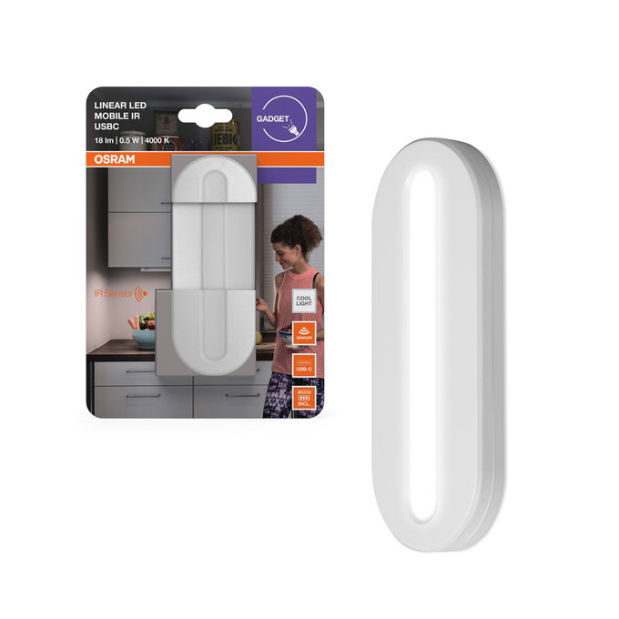 Linear LED Mobile IR USB  White