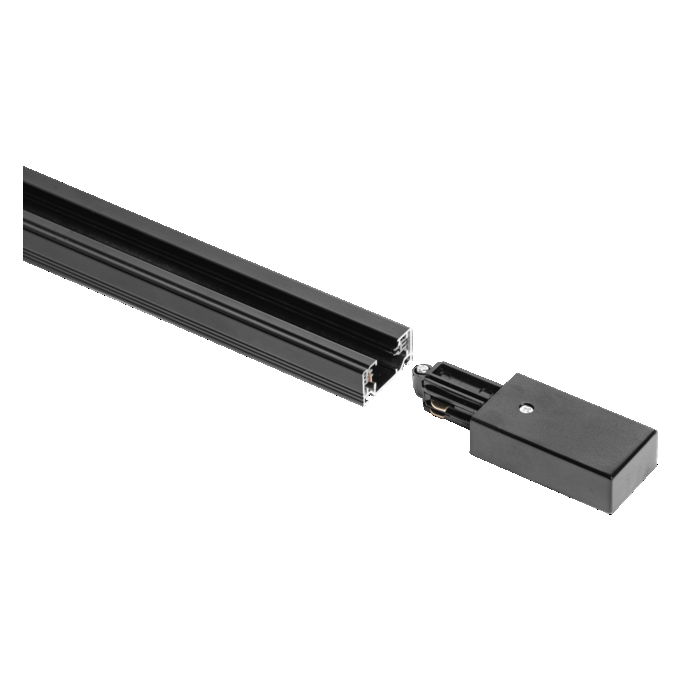 Tracklight Supply Connector Black