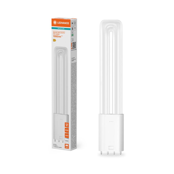 DULUX LED L18 HF & AC MAINS VALUE  8W 840 2G11
