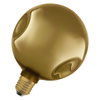 DECOR LED FLAT LAMP 3.5W 827 E27 Non-DIM IN ELECTRO GLASS MEDIUM GOLD