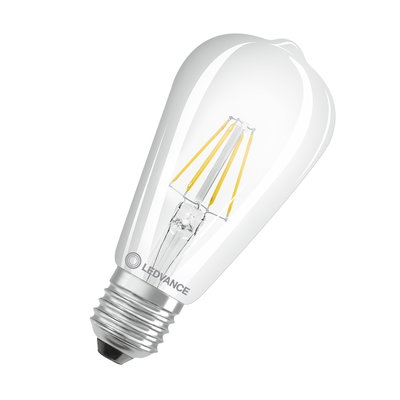 LED Classic Edison 40 Filament P 4W 827 Clear E27