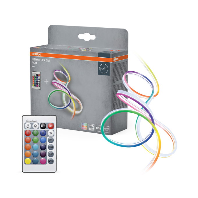 Neon Flex Strip USB 2m RGB Remote Control