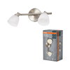 LED Spot Cup 2xG9 Brushed Nickel