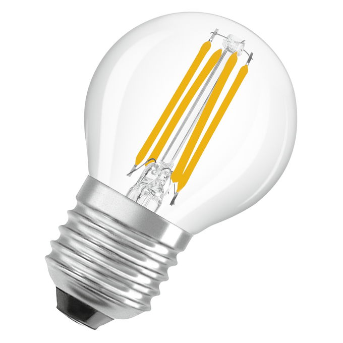 LED Star Classic P 40 Filament 3.4W 827 Clear E27