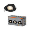 Spot Set Recess Adjustable 4.9W 827 36° Black