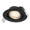 Spot Set Recess Adjustable 4.9W 827 36° Black