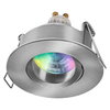 SMART+ MATTER LED Spot Recess GU10 IP65 Adjustable 4.7W RGBW Satin Nickel