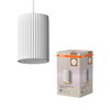 Decor Plaster Routes Tube Pendant 1XE27 White