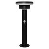 ENDURA Style Solar 40cm Post Sensor Double Circle 6W Black