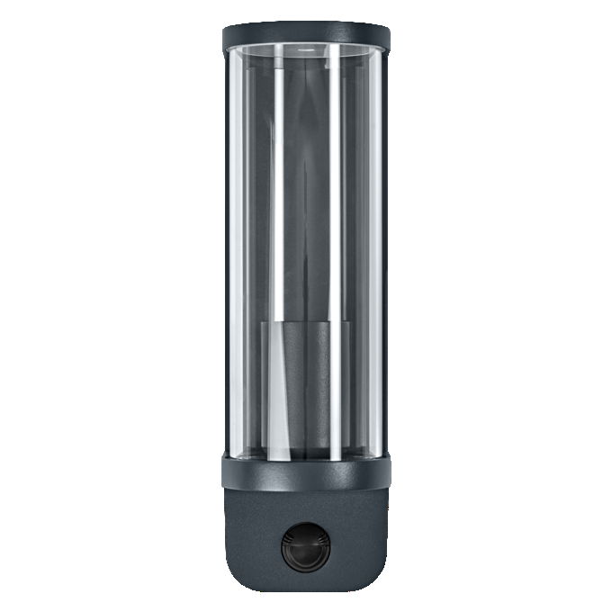 ENDURA Classic Tubular Wall Sensor E27 IP44 Dark Grey
