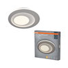 Orbis Spiral Round Central Light 400mm 26W Click Dim 830 Grey